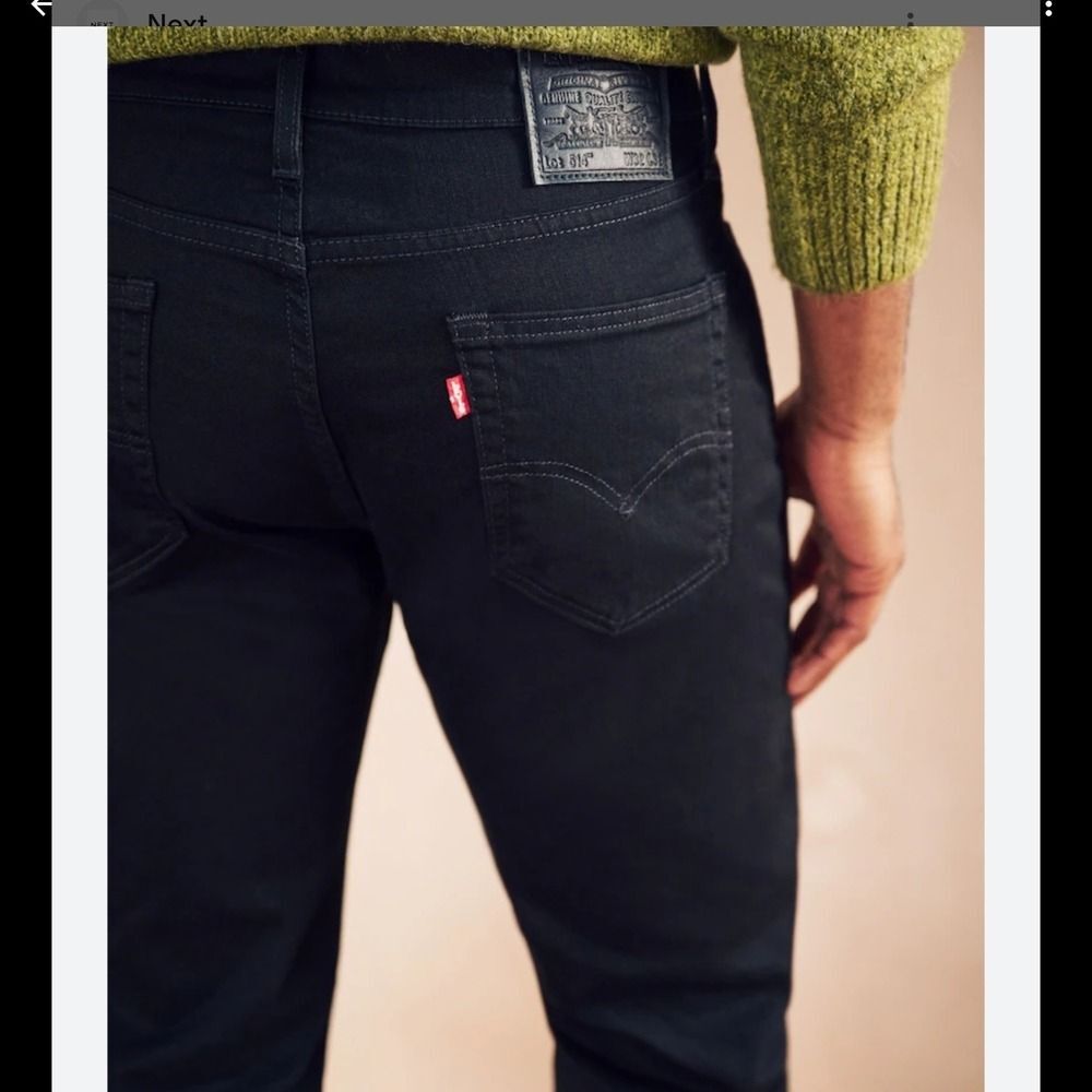 Levi's Men's Black Jeans